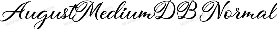 AugustMediumDB Normal字体转换